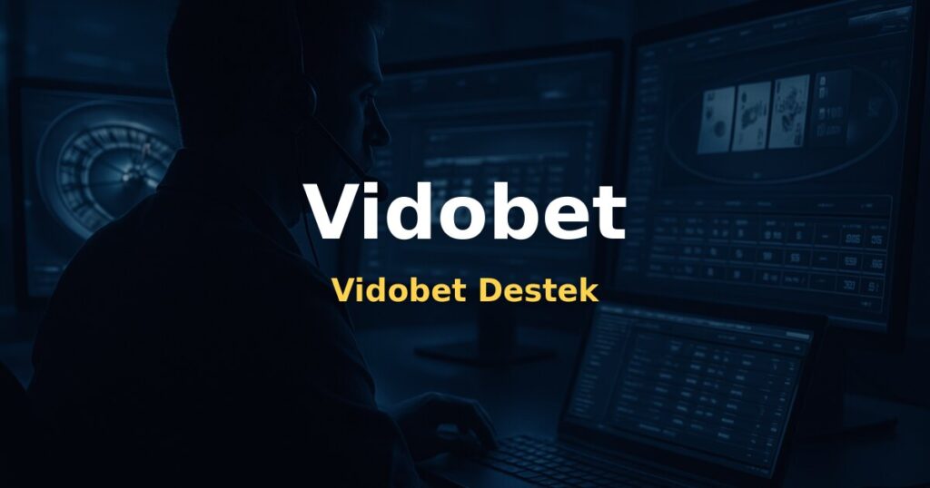 Vidobet Destek - Vidobet